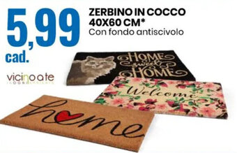 Zerbino in Cocco 40x60 cm