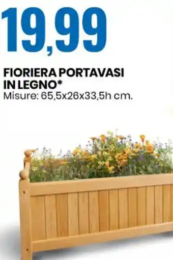 Fioriera Portavasi in Legno