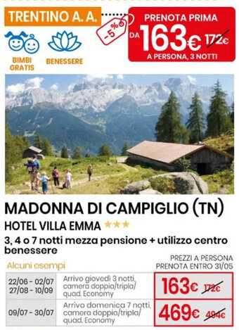 Eurospin Hotel Villa Emma offerta