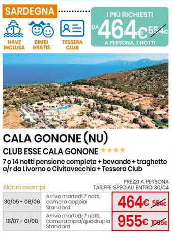 Eurospin Club Esse Cala Gonone offerta