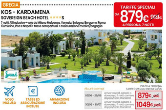 Eurospin Sovereign Beach Hotel offerta
