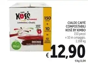 Spazio Conad Kimbo cialde caffè compostabili kosè offerta