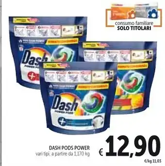 Spazio Conad Dash pods power offerta