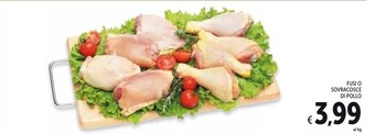 Spazio Conad Fusi o sovracosce di pollo offerta