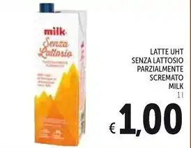 Spazio Conad Milk latte uht senza lattosio offerta