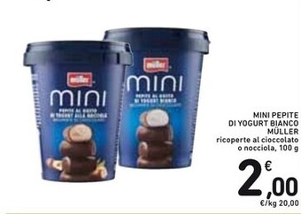Spazio Conad Muller mini pepite di yogurt bianco offerta
