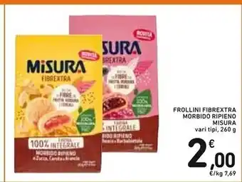 Spazio Conad Misura frollini fibrextra morbido ripieno offerta
