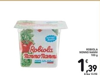 Spazio Conad Nonno nanni robiola offerta