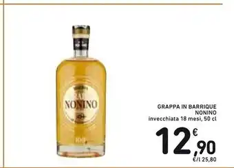 Spazio Conad Nonino grappa in barrique offerta