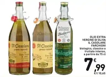 Spazio Conad Farchioni olio extra vergine di oliva il casolare offerta