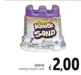 Spazio Conad Kinetic sand giochi offerta