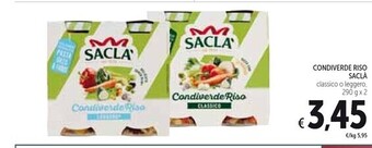 Spazio Conad Saclà condiverde riso offerta