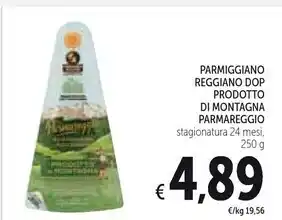 Spazio Conad Parmareggio parmiggiano reggiano dop prodotto di montagna offerta