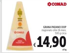 Spazio Conad Conad grana padano dop offerta
