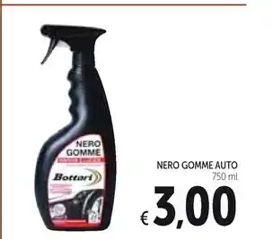 Spazio Conad Bottari nero gomme offerta