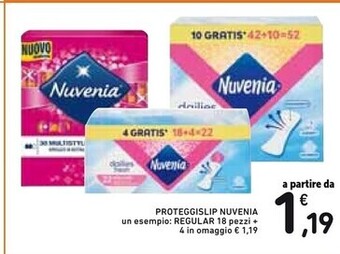 Spazio Conad Nuvenia proteggislip offerta