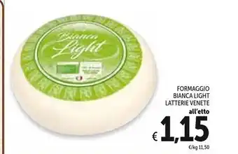 Spazio Conad Latterie venete formaggio bianca light offerta