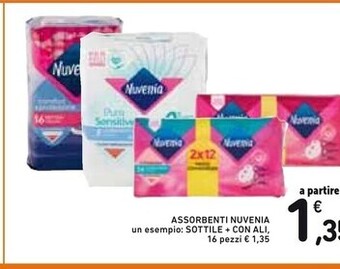 Spazio Conad Nuvenia assorbenti offerta