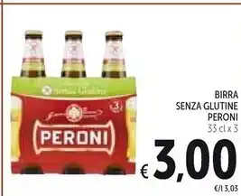 Peroni birra senza glutine
