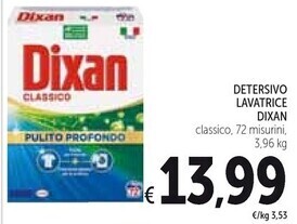Spazio Conad Dixan detersivo lavatrice offerta