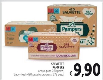 Spazio Conad Pampers salviette offerta