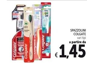 Spazio Conad Colgate spazzolini offerta