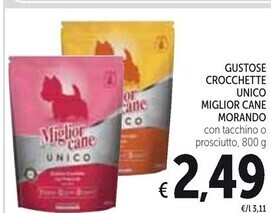 Spazio Conad Morando gustose crocchette unico miglior cane offerta