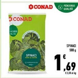 Conad City Conad spinaci offerta