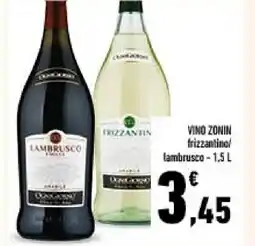 Zonin vino frizzantino