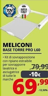 Comet Meliconi base torre pro l60 offerta