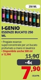 Comet I-genio essenze bucato 250 ml offerta