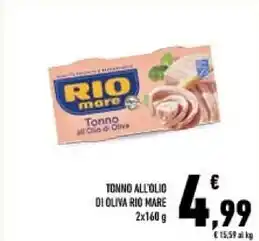 Conad City Rio mare tonno all'olid di oliva offerta