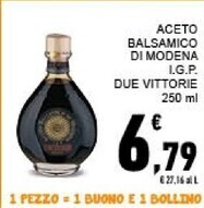 Conad City Due vittorie aceto balsamico di modena i.g.p offerta
