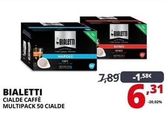 Comet Bialetti cialde caffè multipack 50 cialde offerta