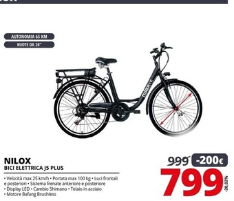 Nilox bici elettrica j5 plus