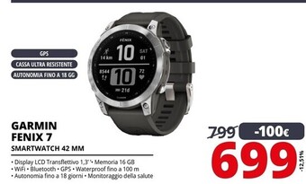 Comet Garmin fenix 7 offerta