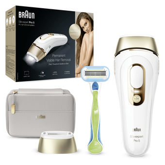 Comet Braun silk-expert pro silk expert pro 5 pl5054, epilatore a luce pulsata donna, per la rimozione permanente dei peli visibili offerta