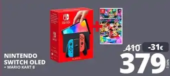 Nintendo switch oled + mario kart 8