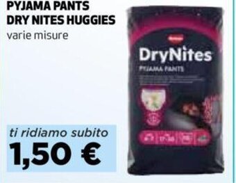 Ipercoop Huggies Pyjama Pants Dry Nites offerta