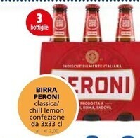 Il Gigante Peroni birra offerta