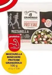 Il Gigante Granarolo mozzarella benessere proteine offerta