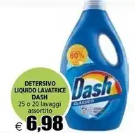 Il Gigante Dash detersivo liquido lavatrice offerta