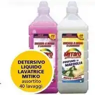 Mitiko detersivo liquido lavatrice