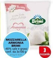 Il Gigante Brimi mozzarella armonia offerta