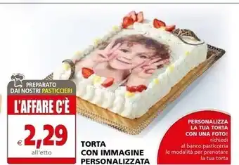 Il Gigante Torta con immagine personalizzata offerta