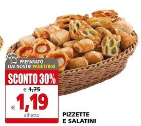 Il Gigante Pizzette e salatini offerta