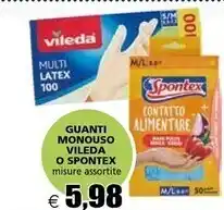 Il Gigante Vileda guanti monouso offerta