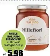 Piemonte miele italiano