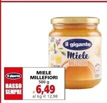 Il Gigante Il gigante miele millefiori offerta