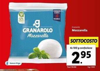 Lidl Granarolo mozzarella offerta